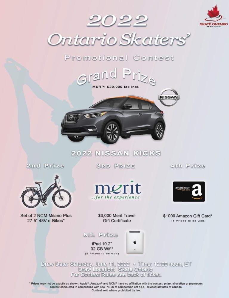 Ontario Skaters Promotional Contest